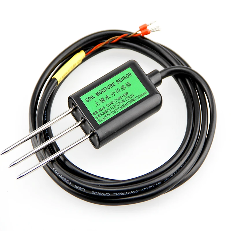 Soil Temperature and Humidity Sensor, 4 20mA Current Output, Moisture