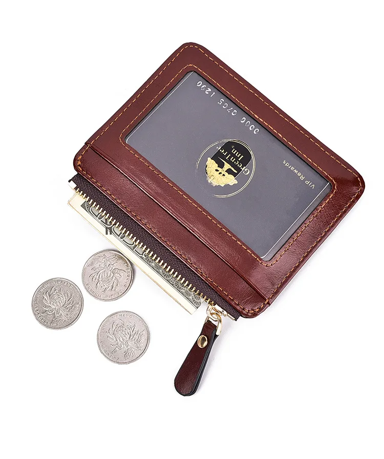 Для женщин мужчин кошелек Carteira унисекс кожаный тонкий кошелек на молнии для монет кошелек с застежкой держатель кредитных карт ID Чехол