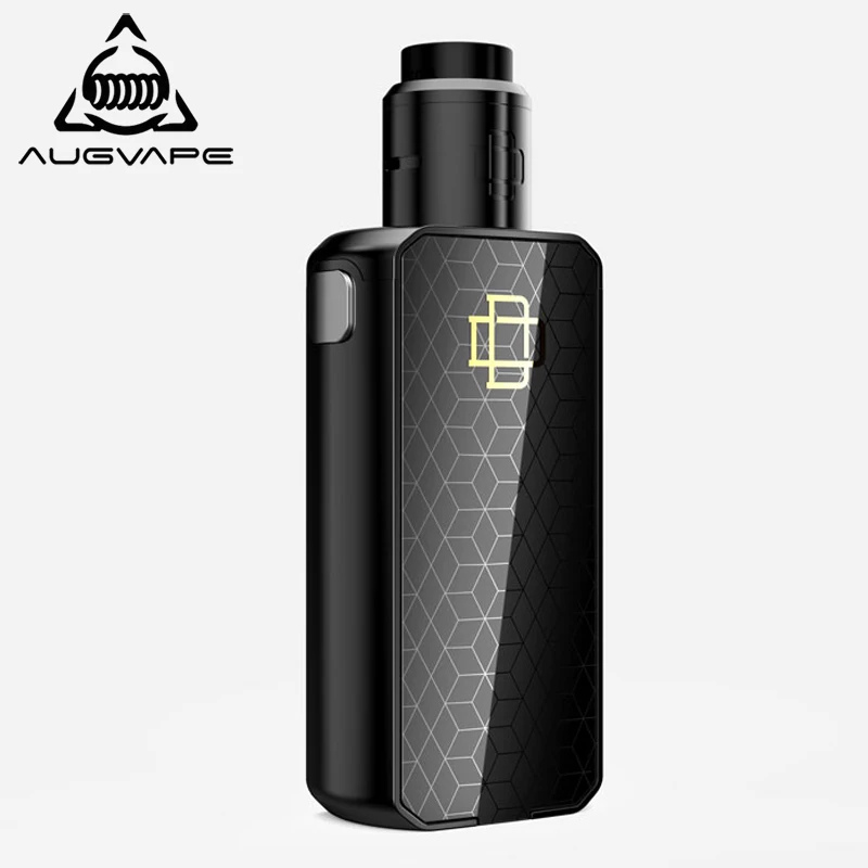 Günstig Augvape Druga Foxy Elektronische Zigarette Kit Quick Release Patent Druga RDA 150w Dual 18650 Batterie VV Mod Widerstand Vape kit