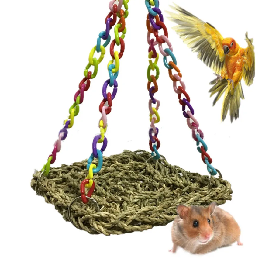 Parrot Bird Hammock Swing Suspension Hanging Bridge Pet Bird Parrot