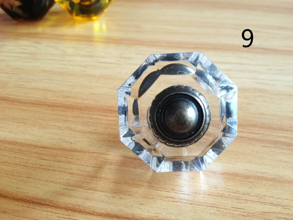 10 قطع أكريليك سبائك الزنك مقبض سبائك الزنك خزانة متعدد الألوان الأطفال خزانة درج الكرتون سحب