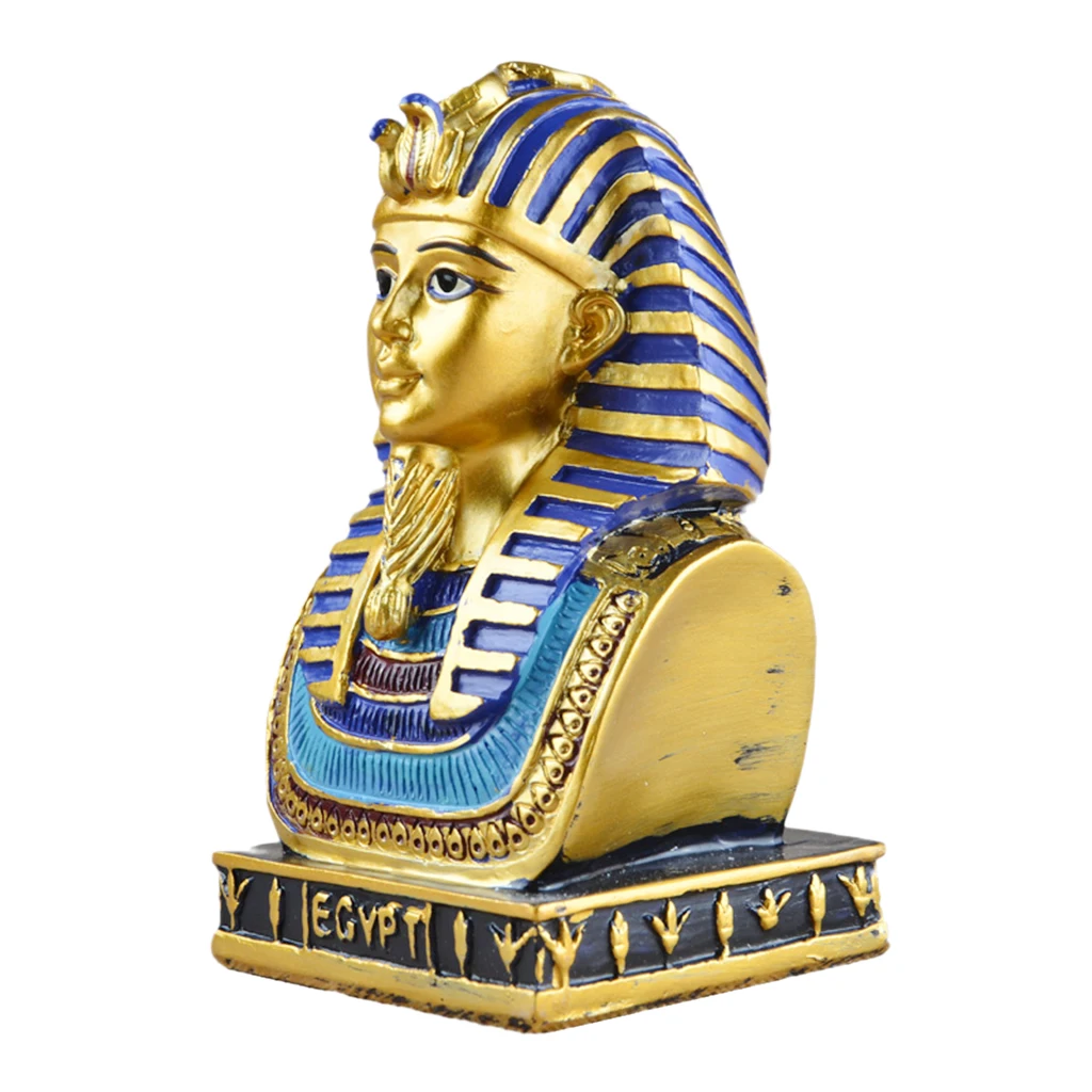 Resin Statues Ancient Egyptian Figurine Statue Handmade Articrafts for Home Office Tabletop Decoration