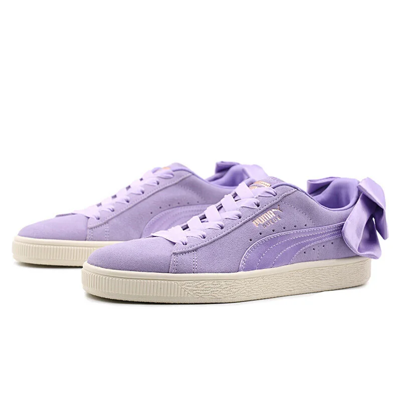 Original New Arrival PUMA Suede Bow Wns Women's Skateboarding Shoes Sneakers