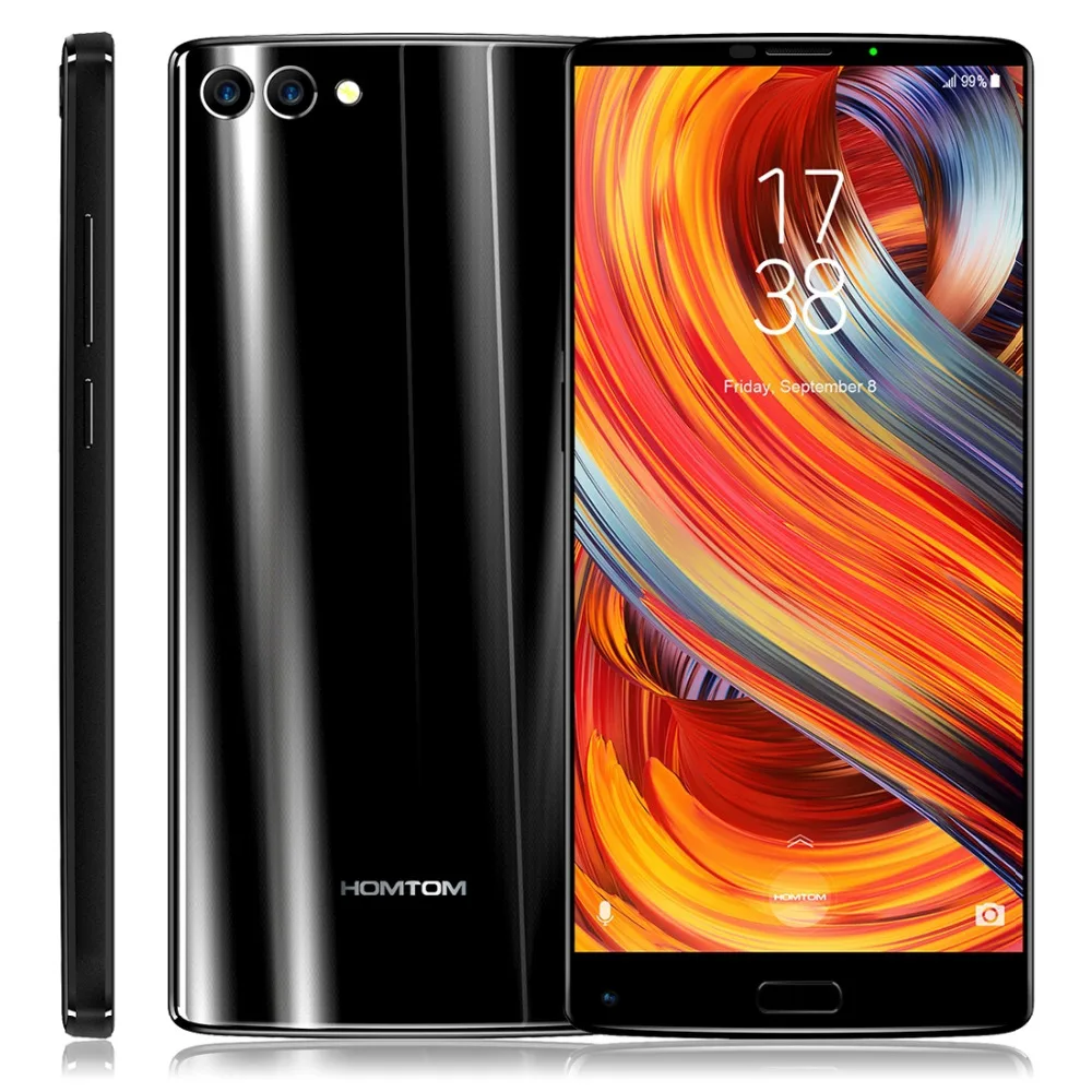 Мобильный телефон HOMTOM S9 Plus, 5,99 дюймов, 4 Гб ОЗУ, 64 Гб ПЗУ, Восьмиядерный процессор MTK6750T, Android 7,0, 4050 мАч, двойная задняя камера, смартфон