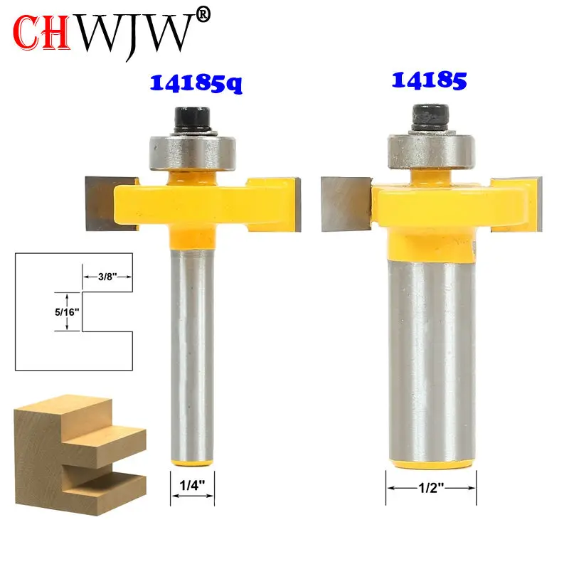 

5/16" Slot Slotting & Rabbeting Router Bit - 1/4"-1/2" Shank - Chwjw 14185