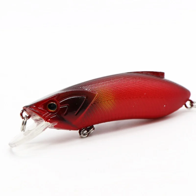 Minnow 70mm 14g fishing lures small swing fish noise hard bait trolling lure crankbaits pesca vibrating light japan tackle