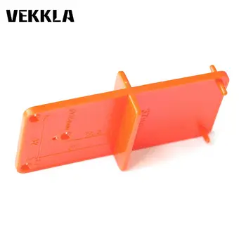 

1pc 35mm 40mm Hole Locator Template Door Cabinet Hinge Hole Drilling Guide Locator DIY Tool Durable Plastic For Woodworking tool