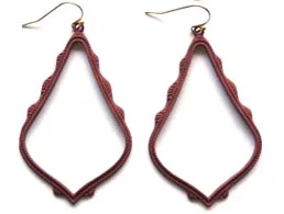 Multi Color Lacquered Drop Earrings Painted Big Water Dangle For Women Matte Fram Fashion Jewelry | Украшения и аксессуары