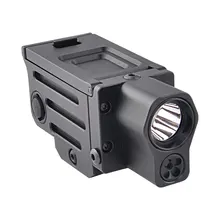 220 люменов Охотничий Тактический светодиодный светильник-вспышка красный лазерный оружейный светильник стробоскоп пистолет светильник Пикатинни мини прицел оптические аксессуары