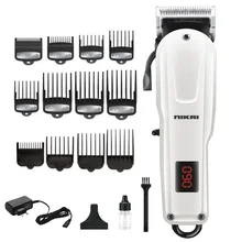 Профессиональная Парикмахерская Машинка для стрижки волос, электрический триммер для волос, триммер для бороды, перезаряжаемый мужской резак, машинка для стрижки волос, регулируемая Стрижка волос