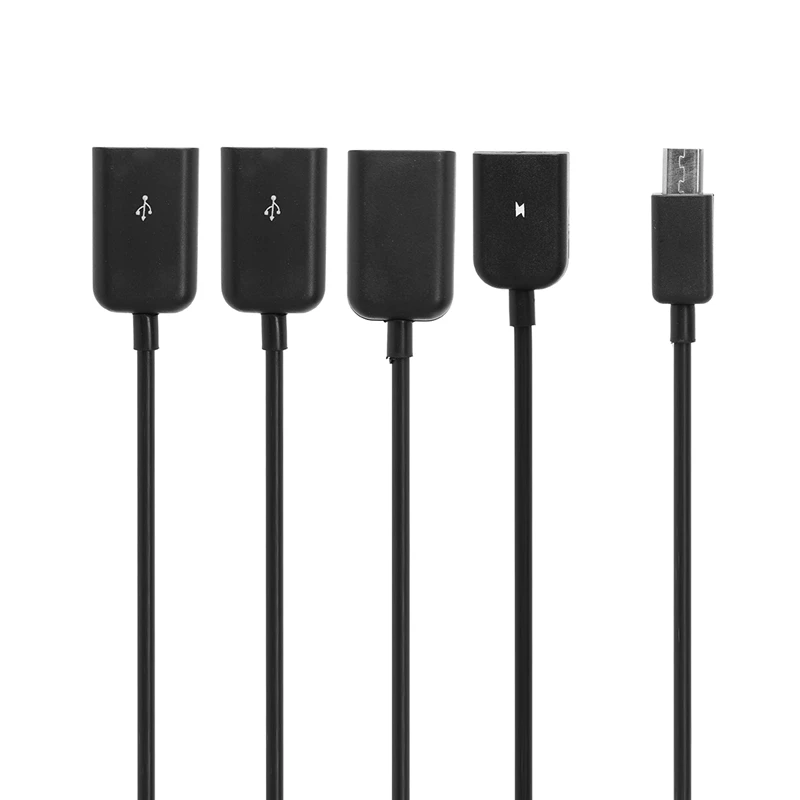 3 USB к Micro OTG зарядный концентратор адаптер 4 в 1 зарядка универсальная для Samsung Sony