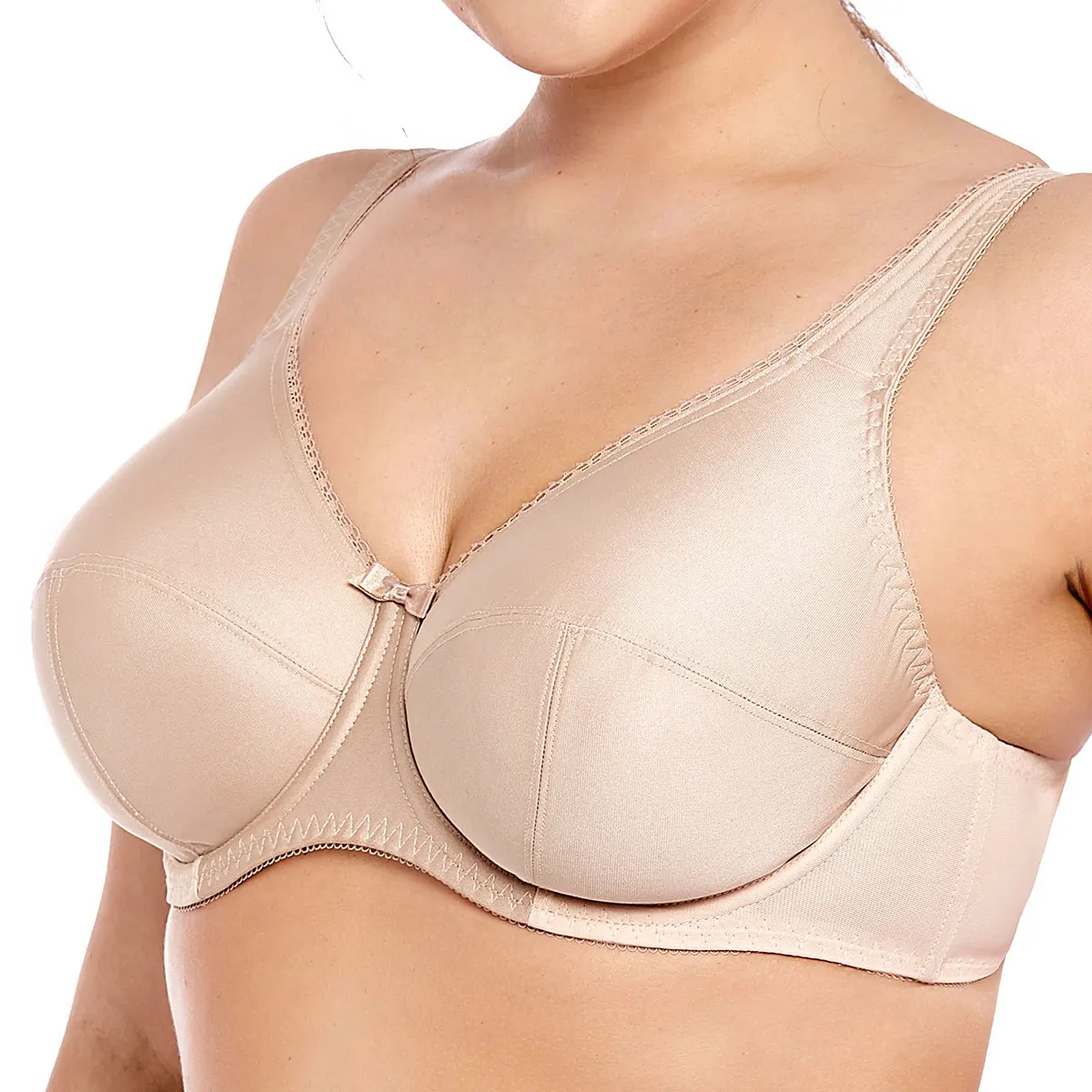 Women's Plus Size Non Padded Full Coverage Firm Support Control Underwired Bra