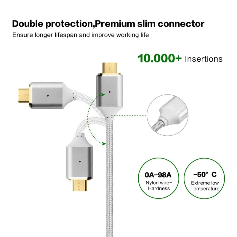 Магнитный кабель Нейлон Плетеный Магнит Micro USB кабель для быстрой зарядки передачи и синхронизации данных Зарядное устройство для подключения кабеля к кабелю для Xiaomi samsung Android