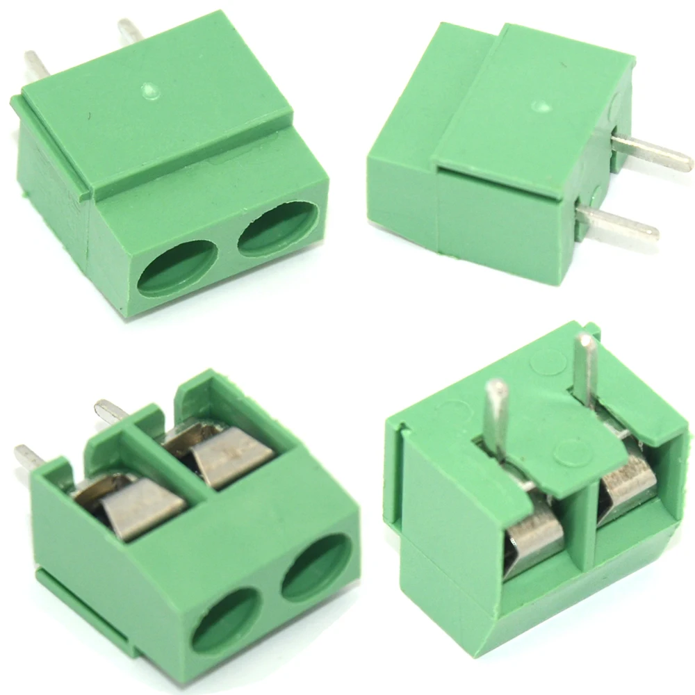 50 шт. 126-2P 126-5.0mm-2P KF301 &quot+&quot винт 2Pin 5 0 мм прямой контакт PCB клеммный блок коннектор