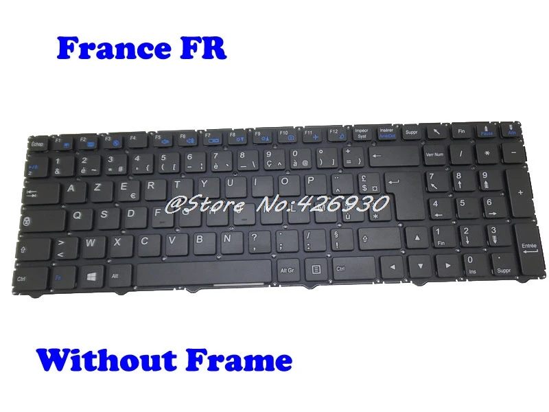 FR Клавиатура для CLEVO WA50SFQ MP 13M16F0 430 6 80 WA500 060 1 4307 W95A0 13M1600 Франция|keyboard keyboard|for keyboardkeyboard