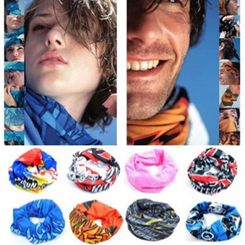 

Black Outdoor Seamless Multi-functional Magic Headscarf Warm Scarf Riding Mask Scarf Windproof and Warm Sunscreen and Dustproof