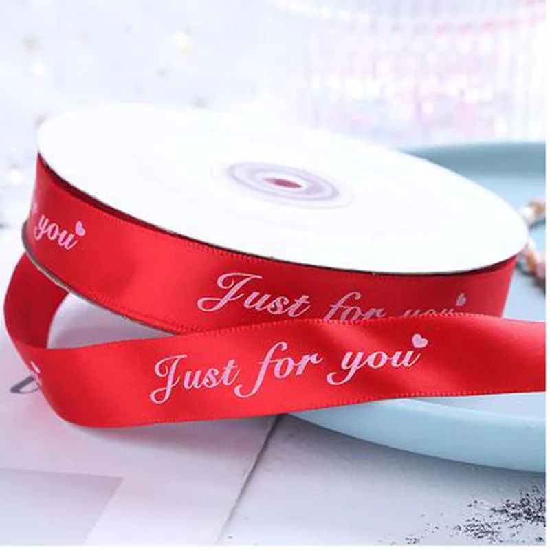 party decoration wedding decoration craft ribbon, 100yards bright red satin ribbon for gift wrapping