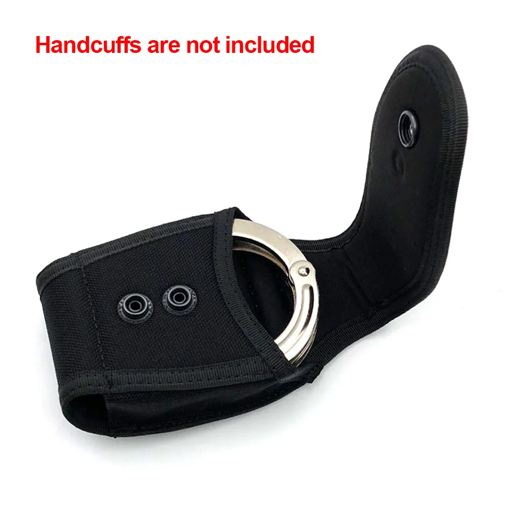 

Lightweight Handcuff Holder Snap Button Tactical Sports Pouch Holster Outdoor Portable Nylon Waist Bag Practical Wear Resistant