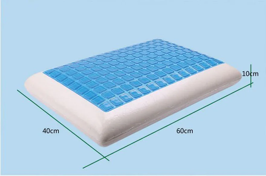 Качественная летняя гелевая Подушка с прохладной подушечкой, летняя Прохладная Подушка из пены с эффектом памяти