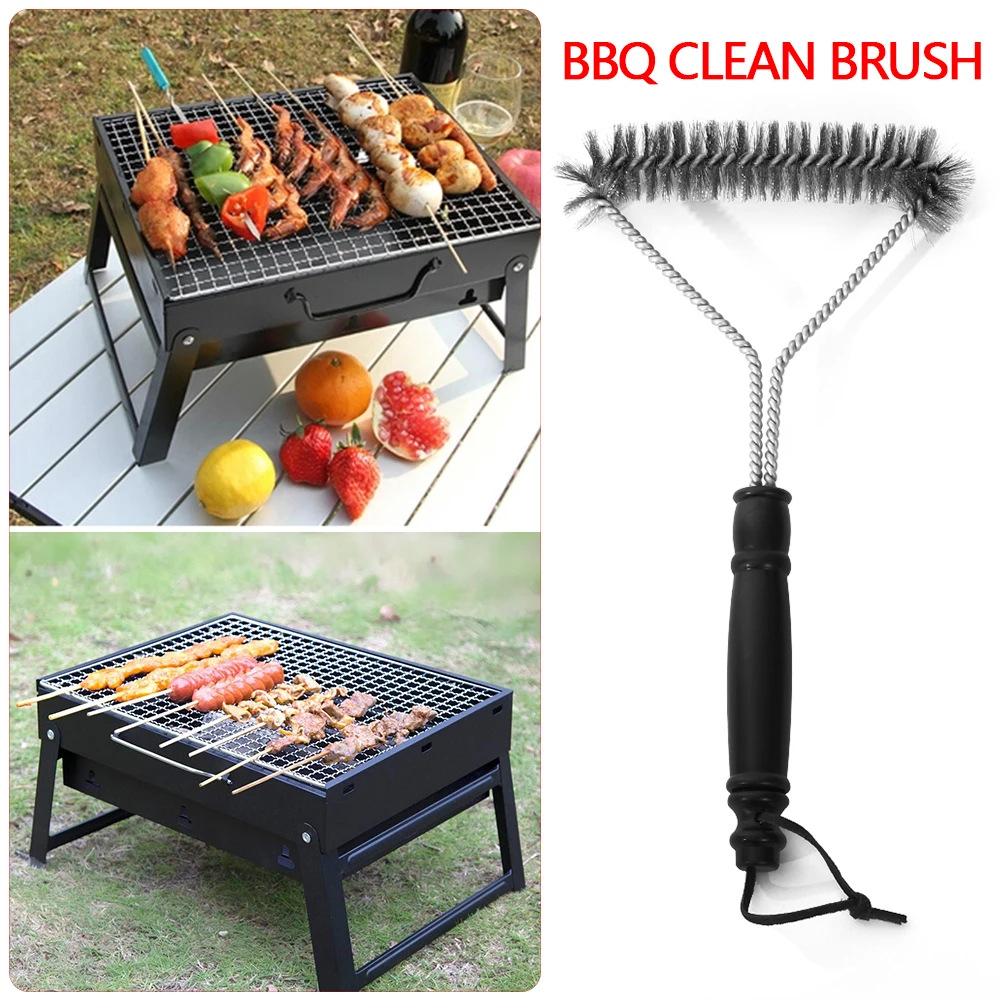 1PCS High Quality Non stick Barbecue Grill BBQ Brush Stainless Steel