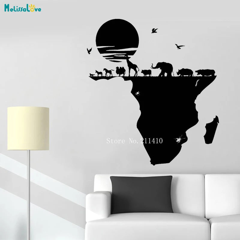 Funny Dog animal nature window wall sticker wall decal 033