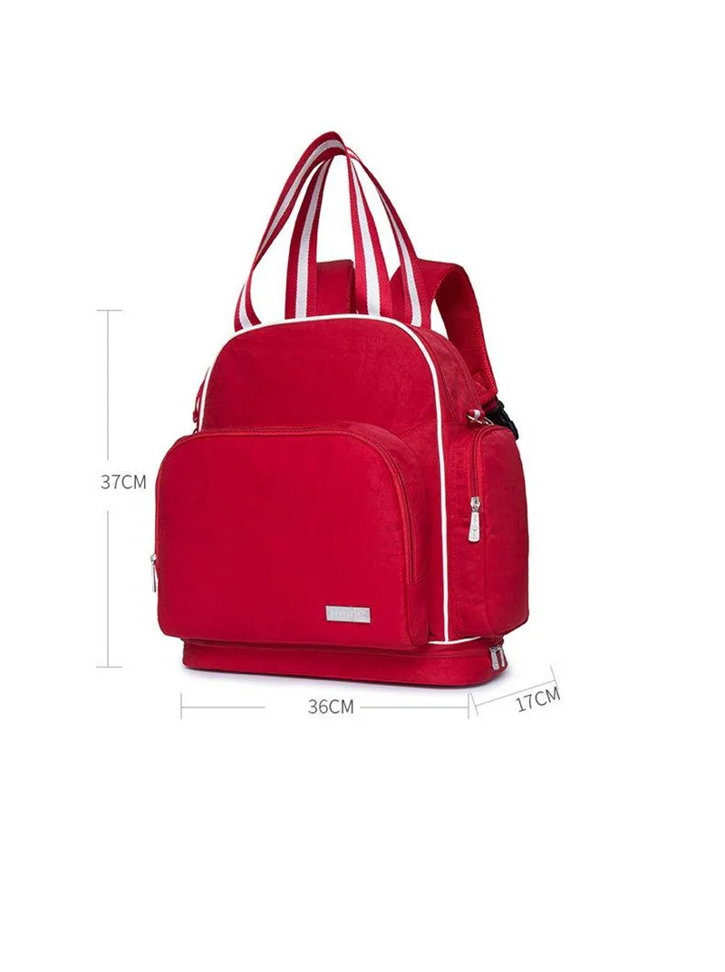 Maternity Large Capacity Oxford Backpack Shoulder Bags For Pregnant Women Outdoor Tote Bags Double Use Female Multi-function Bag06