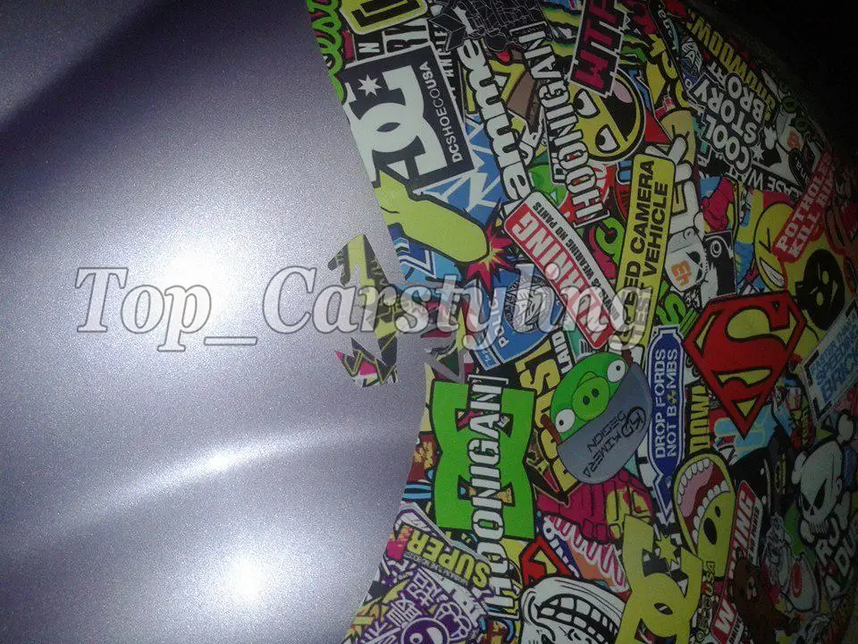 JDM EURO STYLE BOMB STICKER STICKERBOMB CAR WRAP STICKER FILM (6)