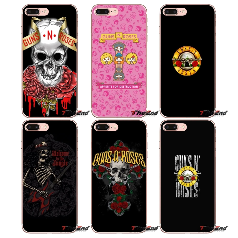 Для Xiaomi Redmi 4 в стиле ретро guns n roses 3 3S Pro Mi3 Mi4 Mi4i Mi4C Mi5 Mi5S Mi Max Note 2 мягкий чехол из ТПУ |