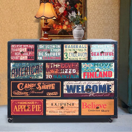  Cabinets Cabinet European Retro Chest Drawers Old Lockers Bedroom Decorative Cabinets Cabinets Home - 32852900304