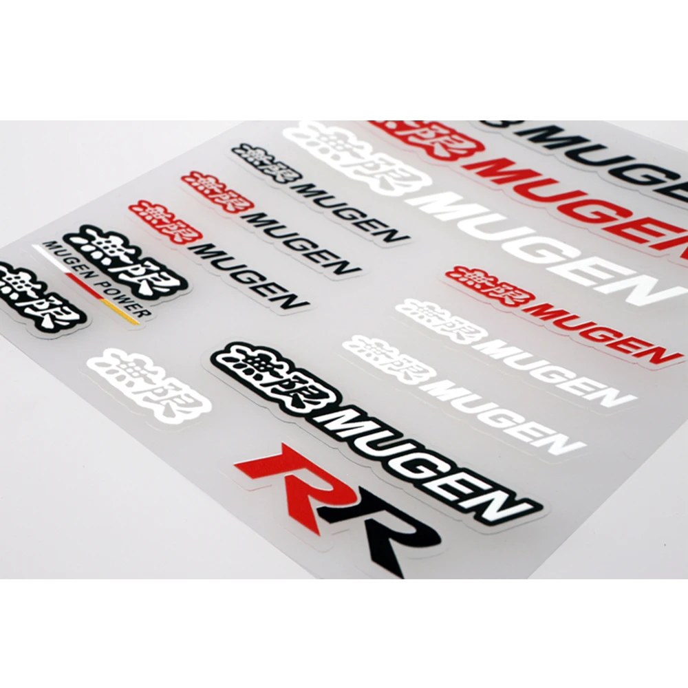 

Aliauto Car Styling Mugen R The Whole Body Sticker Handle Decal Window Decoration for Civic Accord Crv Fit City Jazz