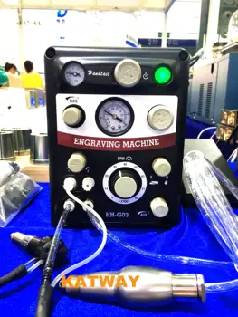 Buy NEW Pneumatic Engraving Machine GraverMach AT 220V/110V Two Handpieces Manual Foot Control, Engraving Systms High Speed