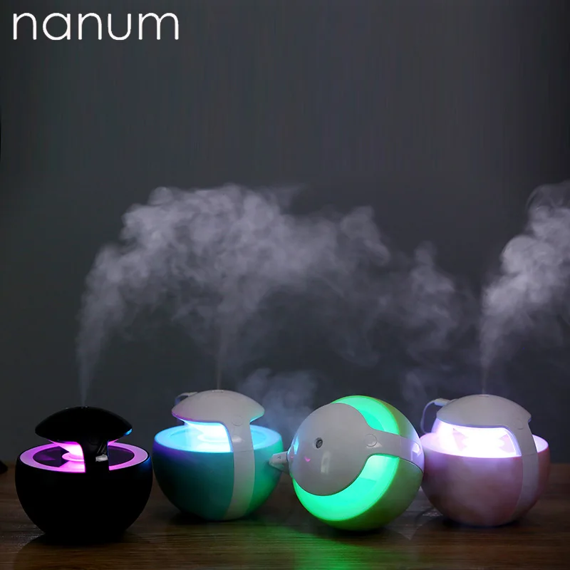 

New Night Elf Humidifier Mini Ultrasonic Humidifiers Led Magic light Essential Oil Aroma Diffuser USB Fogger Car Air freshener