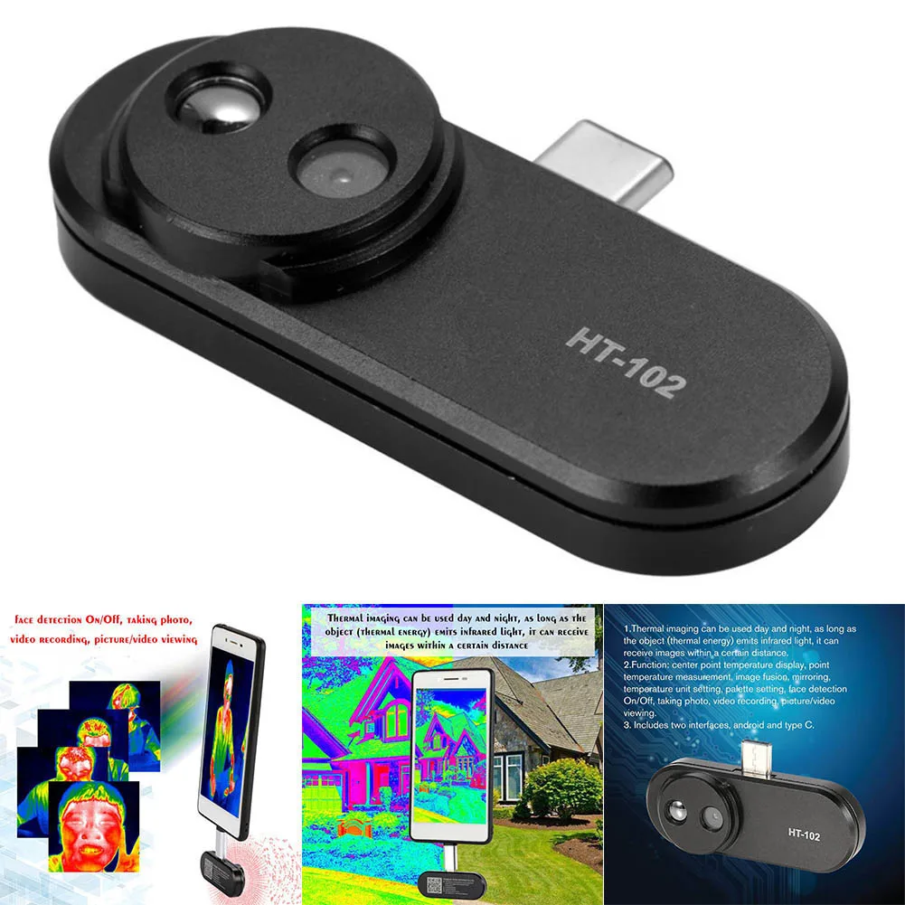 

Newly Mobile Phone External Thermal Imager Handhold Infared Imager for Android Phone DC128