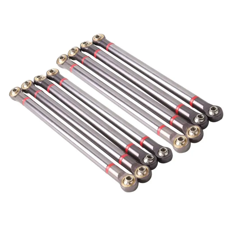 

8PCS RC Crawler Pull Rod With Universal Ball Ends Spare Part For Axial SCX10 AX10 F350 RC01 D90 RC Crawler 313 Wheelbase AX50009