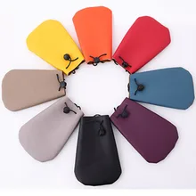 Модный карамельный цвет кошелек для монет с узором Личи кожаный чехол для телефона мини милый кошелек сумка на плечо для женщин и мужчин для девочек