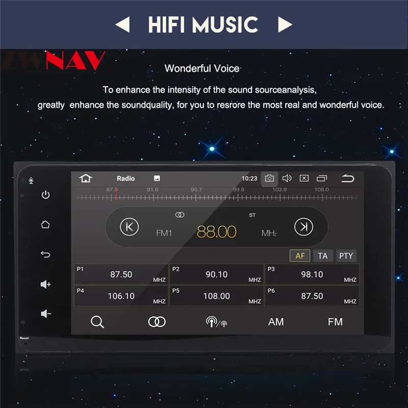 Best Android 8.0 Car Radio 7 inch 2 din DVD 1024x600 GPS Navigation Bluetooth USB 2 din Universal For Toyota Player Octa 8 core 13