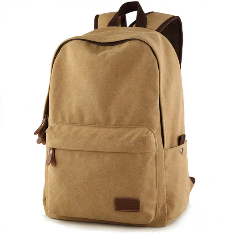

Korean Style Fashion Casual Laptop Backpack Men Canvas Travel Back Bag Women Simple Designer Casual School Bag