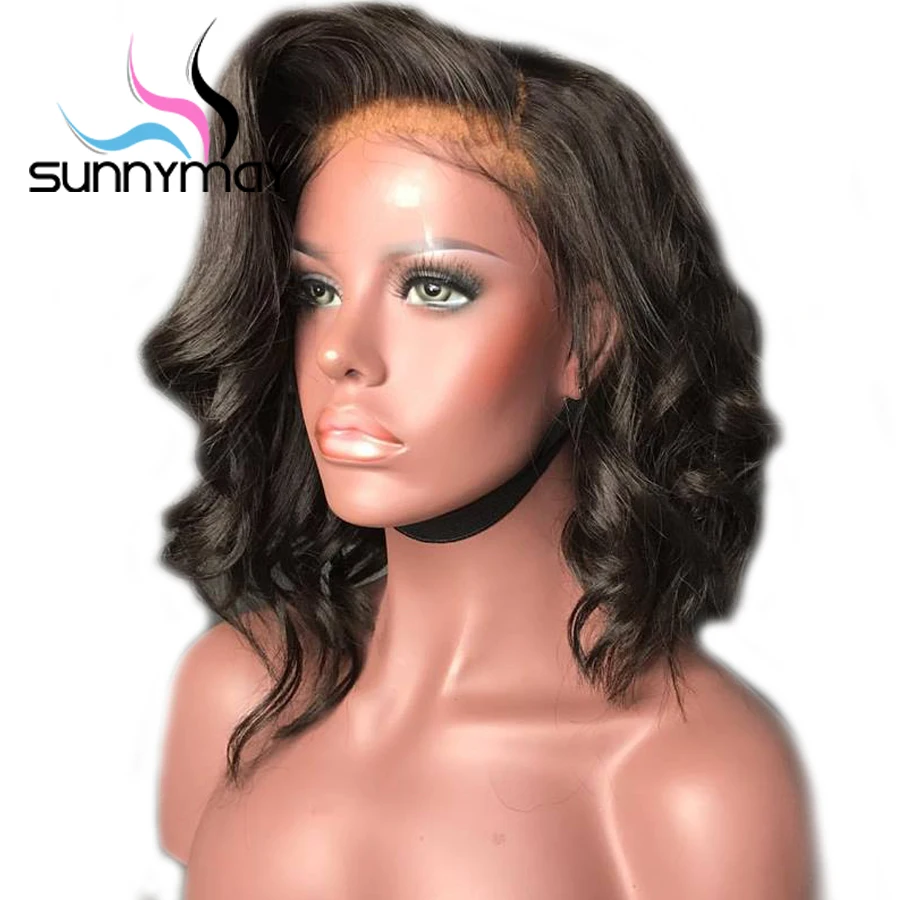 Sunnymay 13x4 волна воды Синтетические волосы на кружеве парики 130% Волосы remy