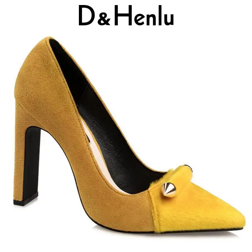square high heel shoes
