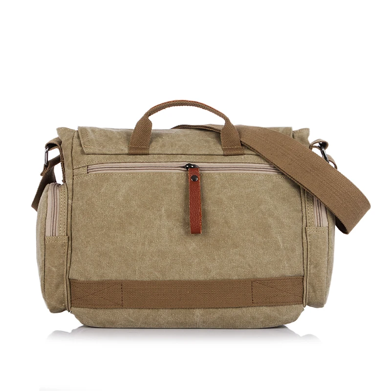  MANJIANGHONG Vintage men's Messenger bag man Handbag Canvas Shoulder postman Bag Men casual Crossbo - 32809663426