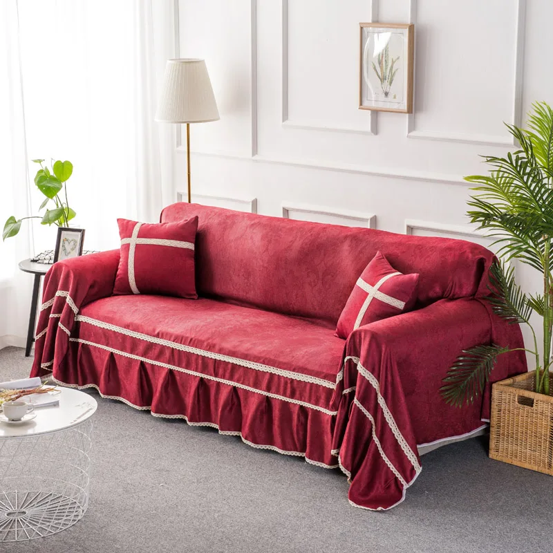 High quality solid color sofa cover 8 styles all inclusive sofa towel