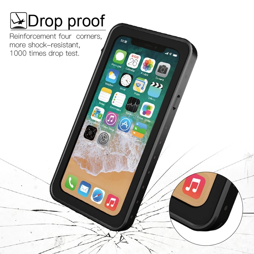 for iphone X waterproof case (18)