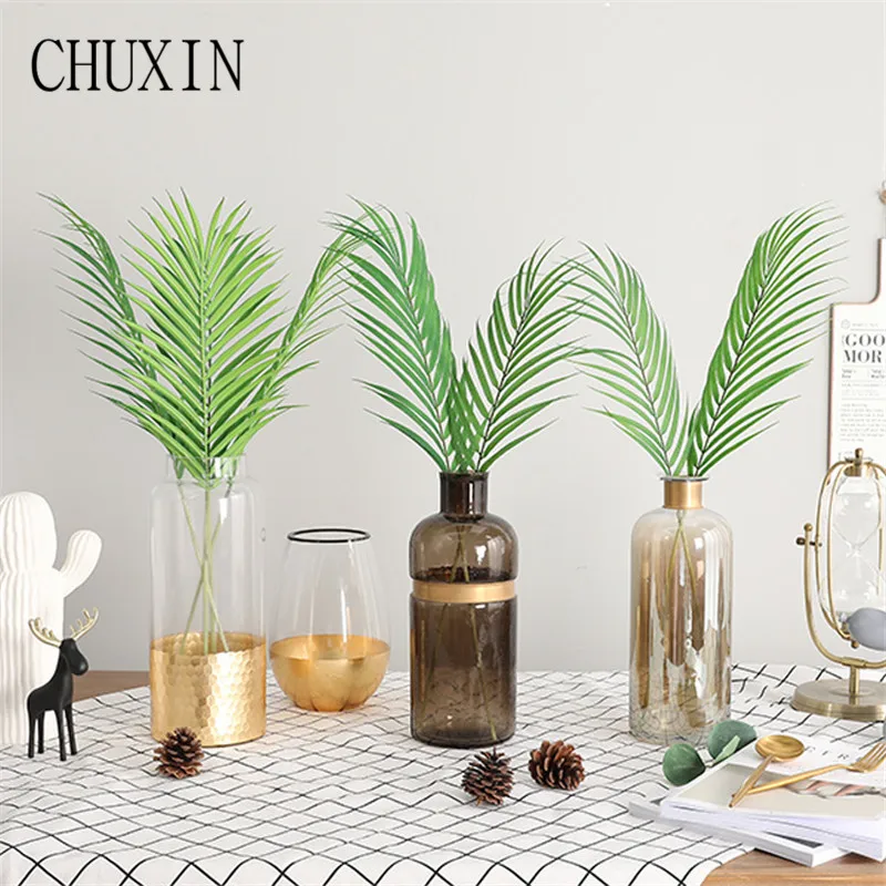 

Simulation plastic green plant Scatter tail leaves home vase flower arrangement fake plant wedding flower wall accessories