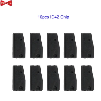 

KEYECU 10pcs ID42 Chip TP10 Carbon Transponder Chip Car Key Chip for Volkswagen Jett*a