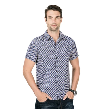 

MarKyi eu size casual streetwear hawaiian shirt slim fit 2019 new summer short sleeve floral shirt men