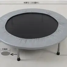 40 дюймов несущей 100 кг Прочный складные батуты высокая прочность Весна отказов кровать евро Bungy тренажеры