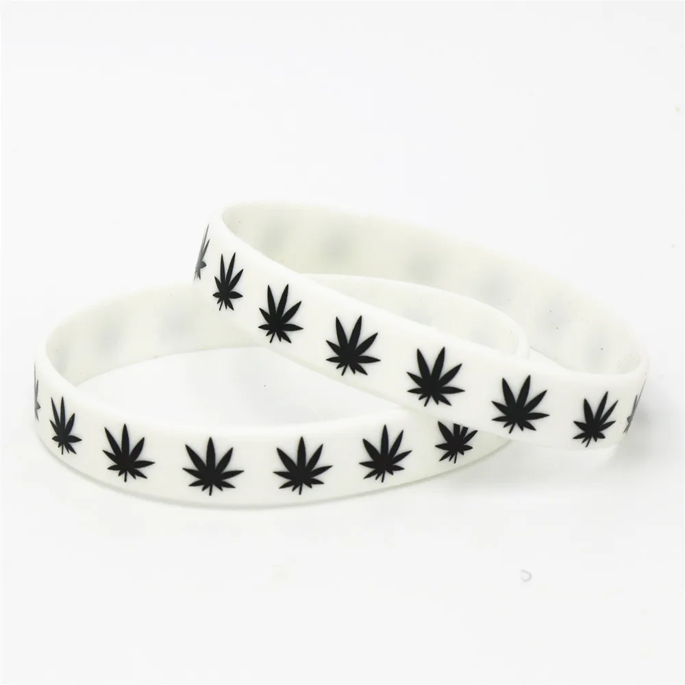 1 шт. силиконовый браслет LUKENI с листьями конопли японской травой растной регги