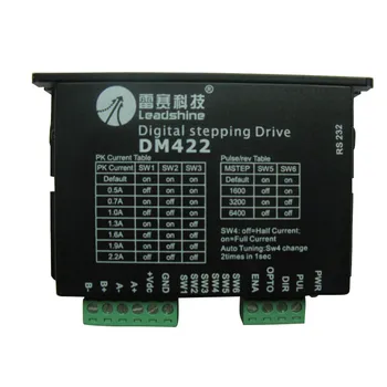 

Digital DM422 DSP 42-57 Two-phase Stepper Motor Driver 2.2A 128 Segments 20-40VDC
