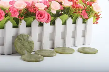 

10 Pcs Round Jade Stone Eyelash Extension Glue Adhesive Pallet Stand Holder False Eyelash Extension Makeup Tools Stone For Lash