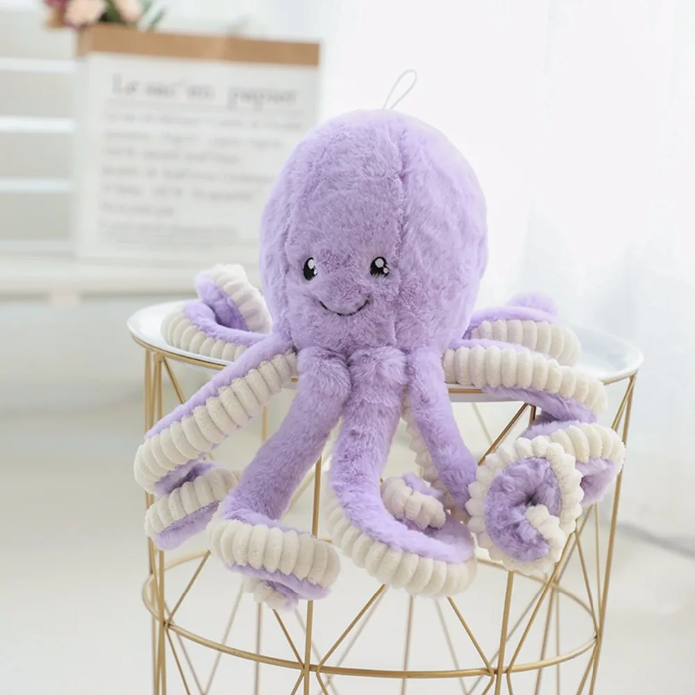 Lovely Simulation octopus Pendant Plush Stuffed Toy Soft Deer Animal Home Accessories Cute Animal Doll Children Gifts